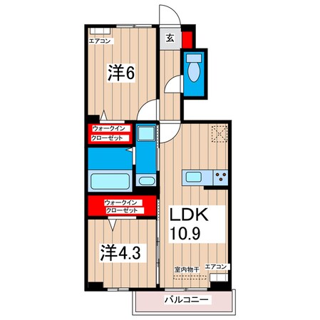 カミーノの物件間取画像